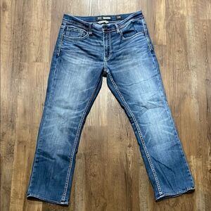 BKE Buckle Men’s Jake Straight Leg Jeans Size 34 Regular